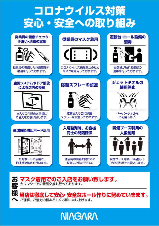 ナイアガラ 広島市東区 のトップページ パチンコ スロットの機種 新台 店舗情報ならp Ken Jp